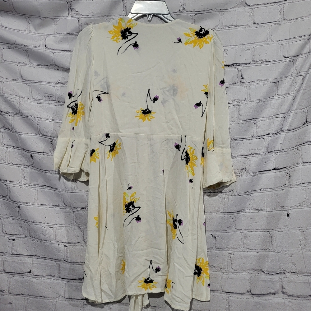Free People Time On My Side Mini Wrap Dress - Picture 4 of 5